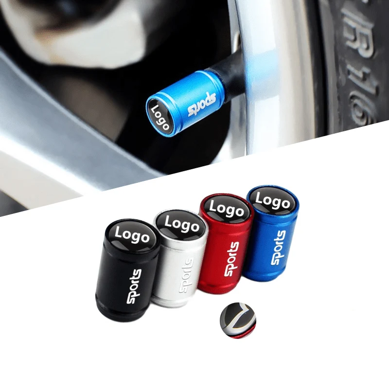 Металлические колпачки для клапанов автомобильных колес чехол с логотипом Mazda CX5