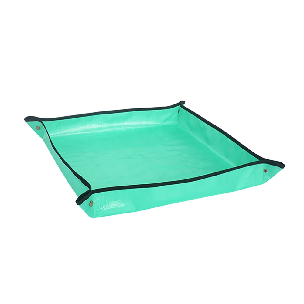 2021 Planting Mat PVC Gardening Potting Foldable Pad Waterproof Flower Pot Transplanting Mats | Дом и сад