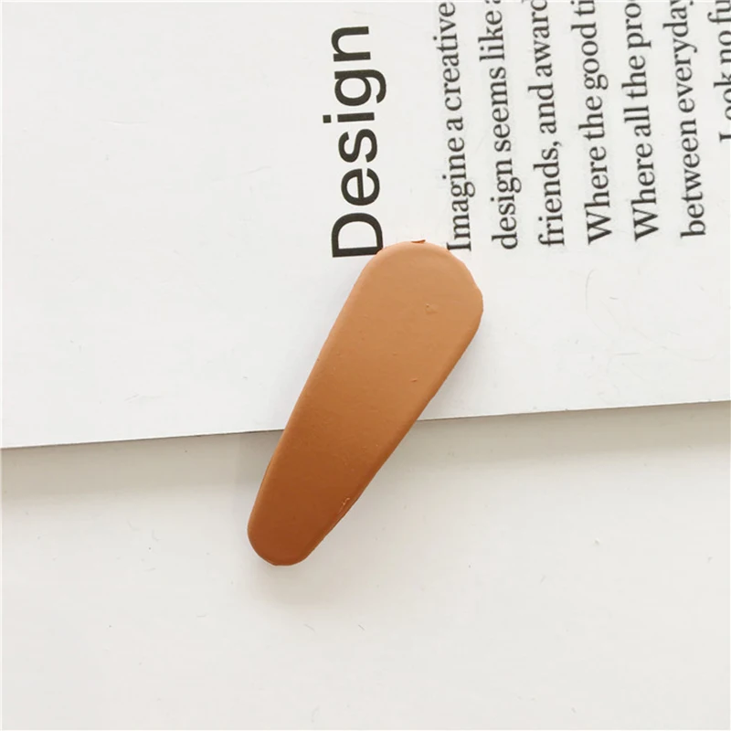 1 шт. простой разноцветный яркие заколки для волос женщин заколка головные уборы