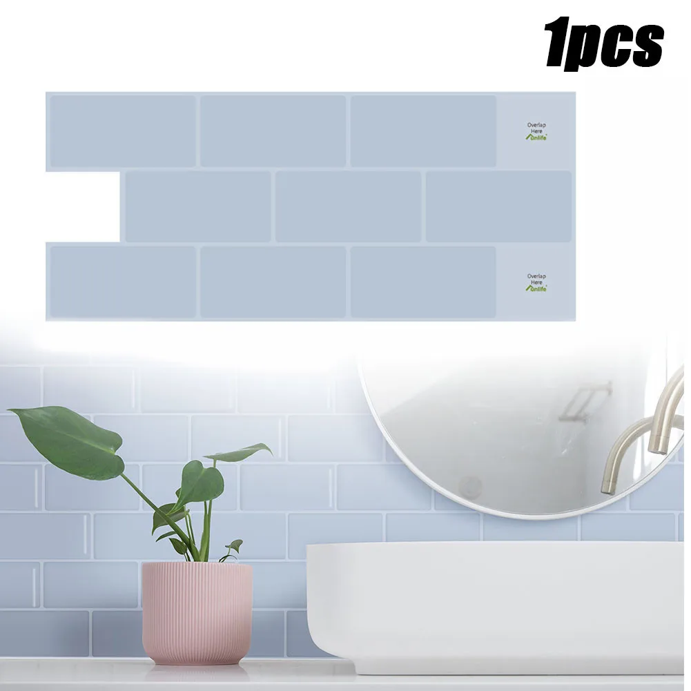 

Epoxy Tile Stickers Decal DIY Home Kitchen Sticker Decro Waterproof High Temperature Resistance Removable Mosaic Wall Sticker