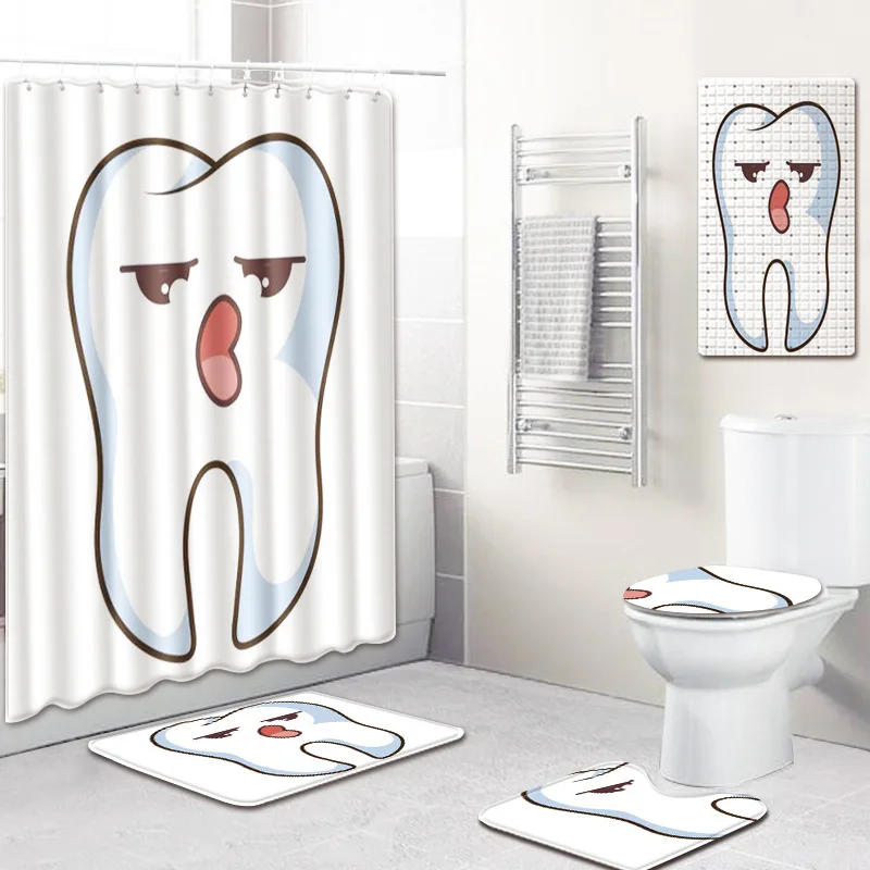 

Best Selling Bath Mat Shower Mat Thick Waterproof Shower Curtain Non-Slip Mat Bath Mat Toilet Cover Mat Carpet