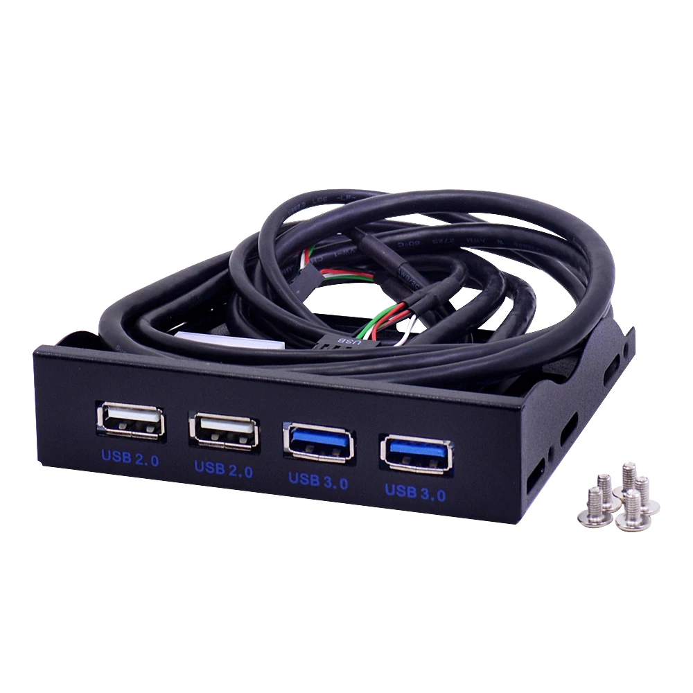 CHIPAL 4 Порты USB 2 0 3 спереди Панель USB3.0 разветвитель внутренней комбо кронштейн
