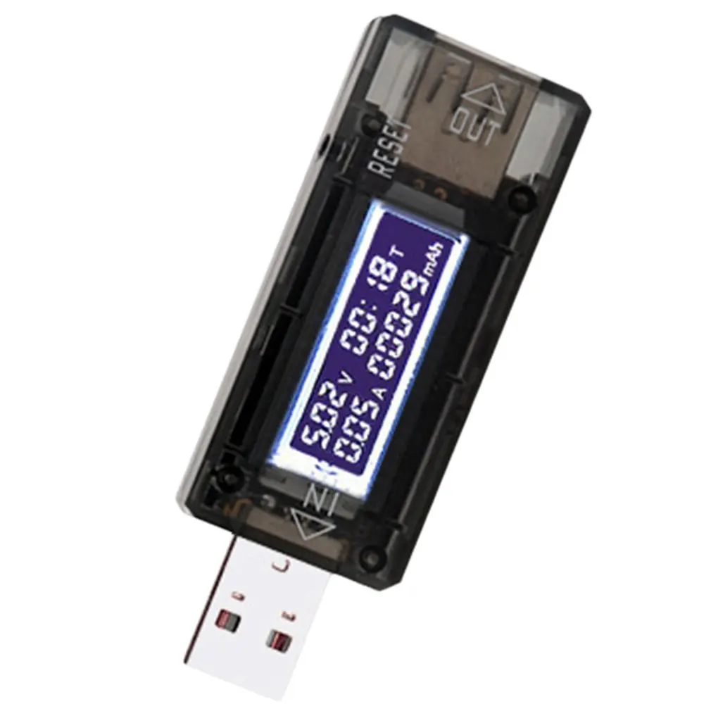 

USB Current Voltage Capacity Tester Volt Current Voltage Detect Charger Capacity Tester Meter Mobile Power Detector Battery Test