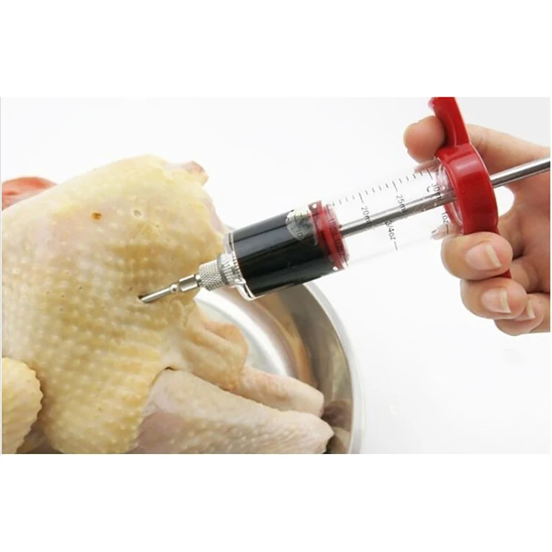 

Flavor Needle Turkey Pork Bbq Steak Meat Sauces Syringes Marinades Kitchen Accessories Spices Cooking Tools Kitchen Gadgets