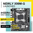 Материнская плата DAIXU X99 LGA 2011-3 с разъемом M.2 NVME, поддержка Wi-Fi, двухканальный DDR4 ECC SATA3.0 USB3.0