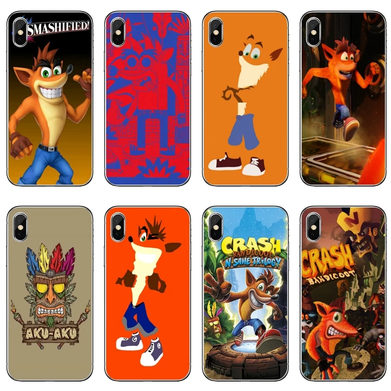 Soft Cover Case For Xiaomi Redmi Note 7 6 6A 5A 4 4A 3 pro S2 5 plus 4x Pocophone F1 Crash Bandicoot | Мобильные телефоны и