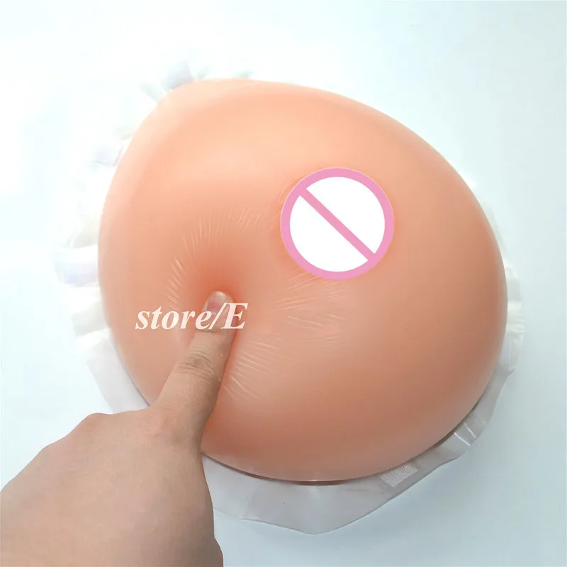 G Cup Silicone Breast Forms Soft Fake Boobs 4600G Crossdresser Bionic Skin Transgender Queen Transvestite Mastectomy Bra
