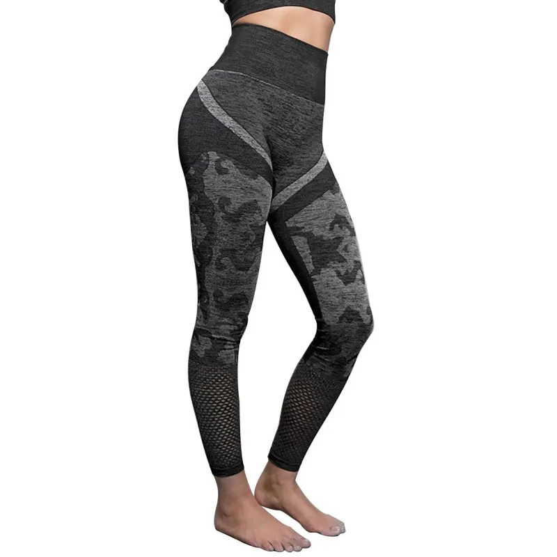 Женские Бесшовные Леггинсы для фитнеса пуш ап бега и тренировок модные