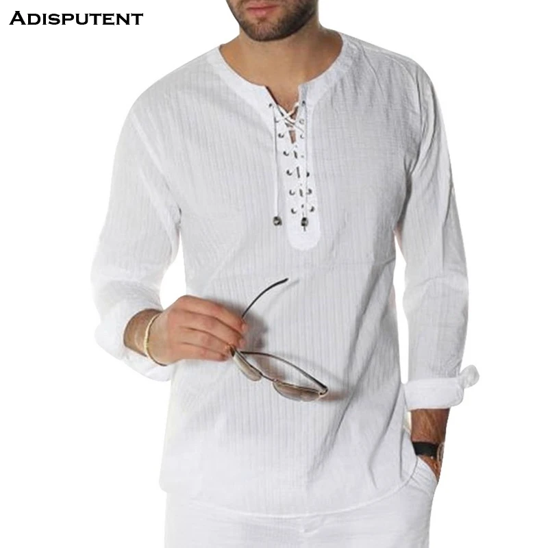 Aisputent Мужская Повседневная модная кружевная длинная легкая винтажная