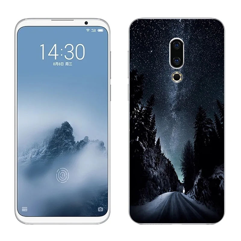 Чехлы для телефонов Meizu 16th M882Q 6 0 дюймов с рисунком бобы роскошные чехлы 16 Мягкие
