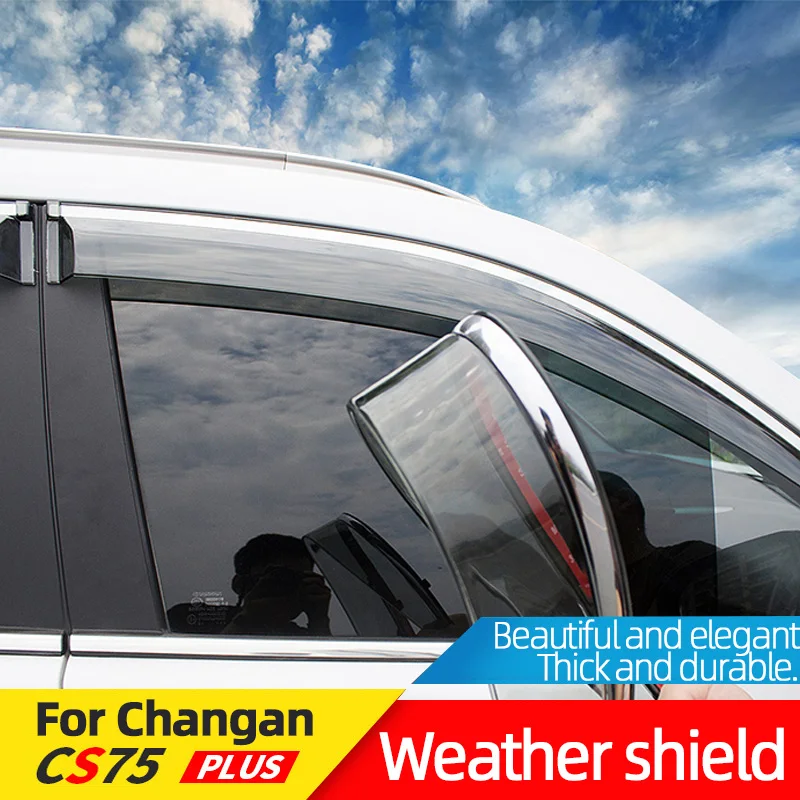 

Sunny And Rainy Shield For Changan CS75 PLUS CS55 CS35 2014-2021 Side Window Deflector Sunshade Rainproof Exterior Accessories