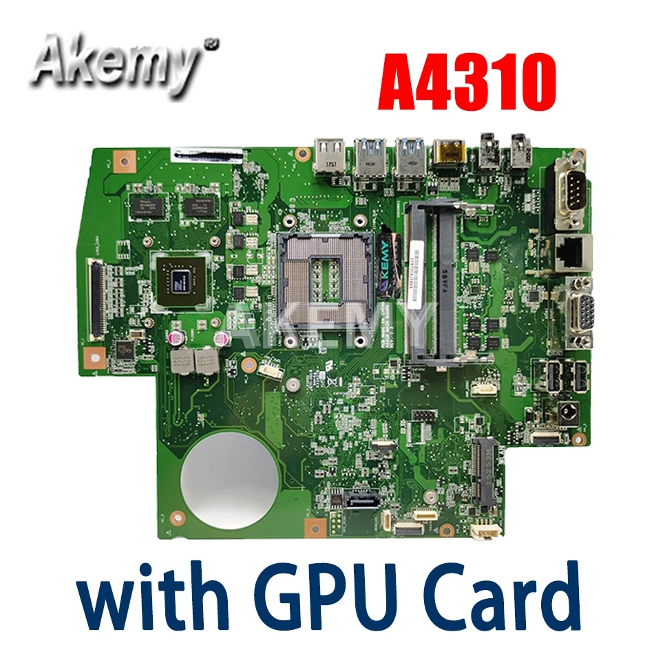 

Новая материнская плата Akemy A4310 для универсальной материнской платы ASUS A4310 100% тест в порядке с картой GPU