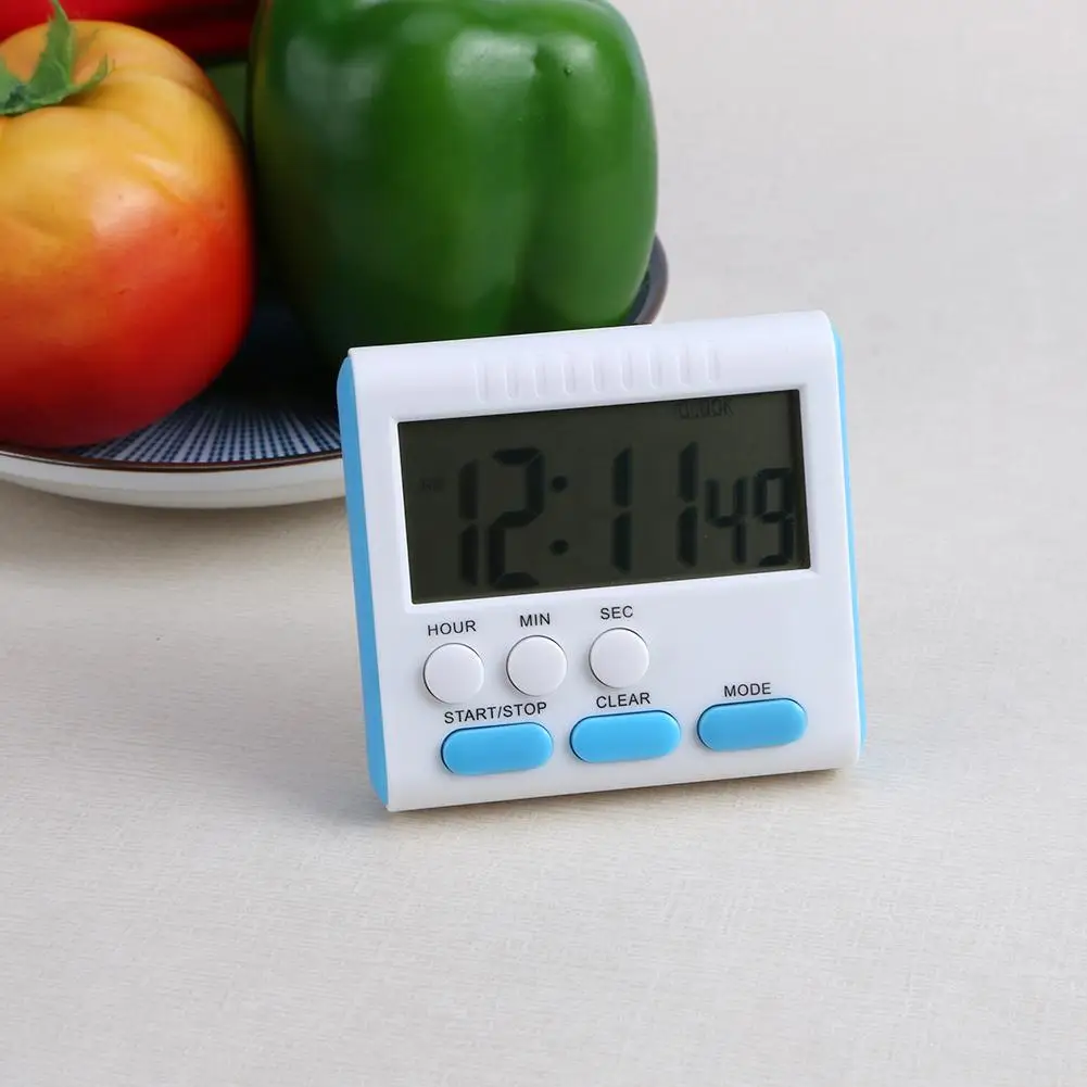 

Multi-function Electric LCD Digital Kitchen Timer Alarm Count Up Down Clock for Cooking Baking Kitchen Accessories