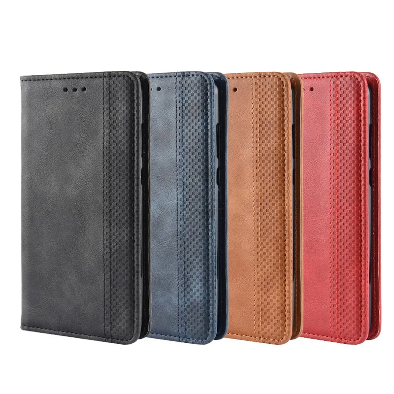 luxury retro slim magnetic leather flip cover for lg wing 5g case book wallet card stand soft cover mobile phone bags free global shipping