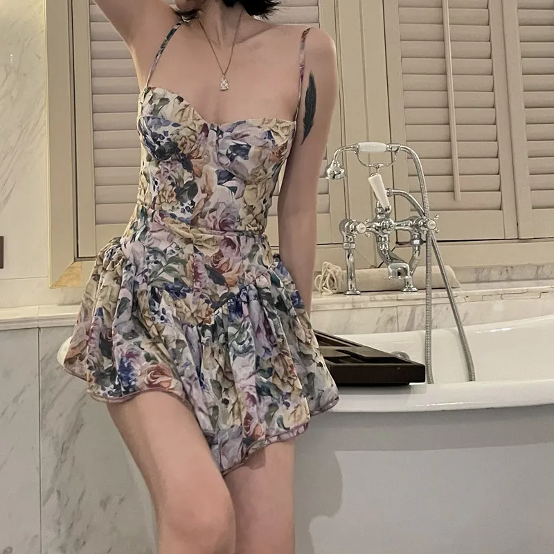 

Винтажное сексуальное мини-платье для ночного клуба, Новинка лета 2019, плиссированвечерние вечернее платье на бретелях-спагетти без рукавов...