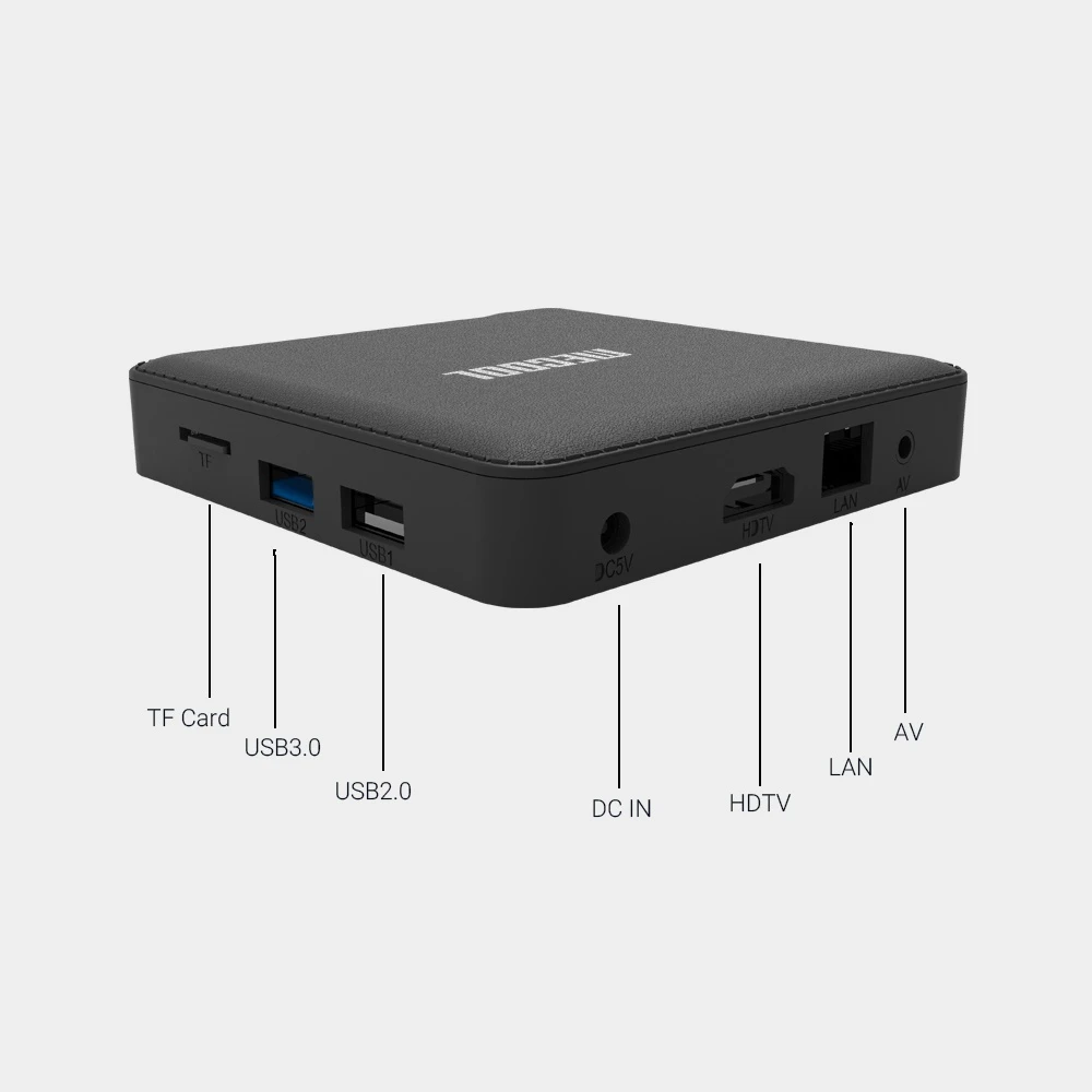 Приставка Смарт-ТВ Mecool KM1 Android 9 0 Amlogic S905X3 4 + 64 ГБ 4K 2 ГГц | Электроника