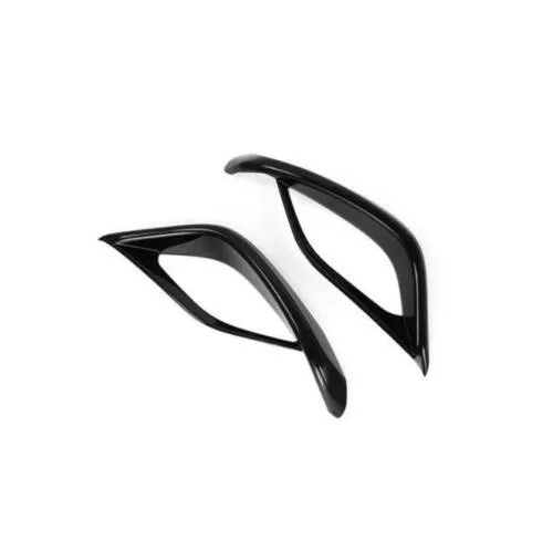 

2X Glossy Black Rear Bumper Fog Lamp Light Cover Trim For Toyota Highlander 2021
