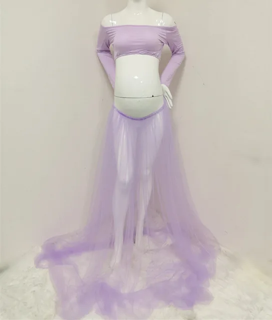 Платье для беременных фотосессии сексуальное макси лоскутное белое платье