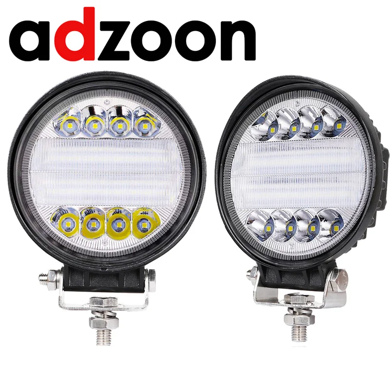 4Inch 90W 12V LED Work Light Bar Spotlight Flood Lamp Driving Fog Offroad Car for Ford Toyota SUV 4WD led beams |