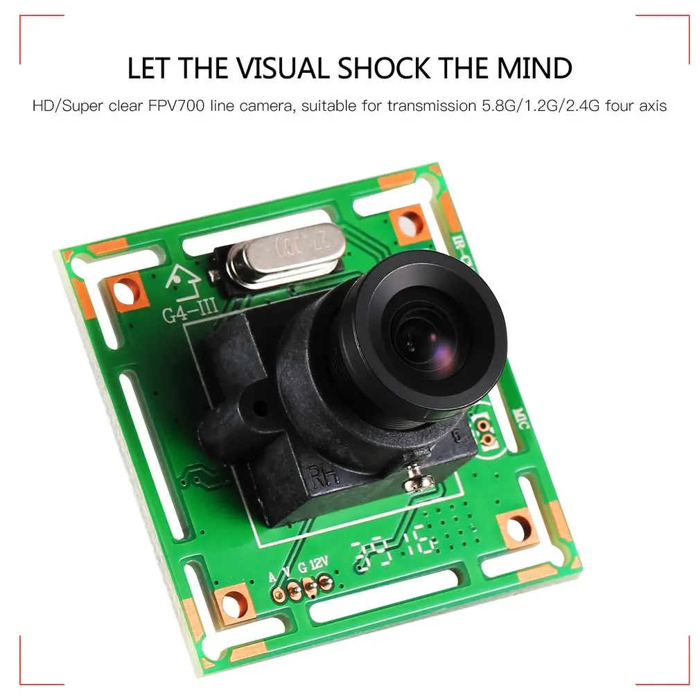 

Mini FPV Camera 700TVL Digital Video Camera Portable Night Version Aerial Camera for 5.8G/1.2G/2.4G Quadcopter