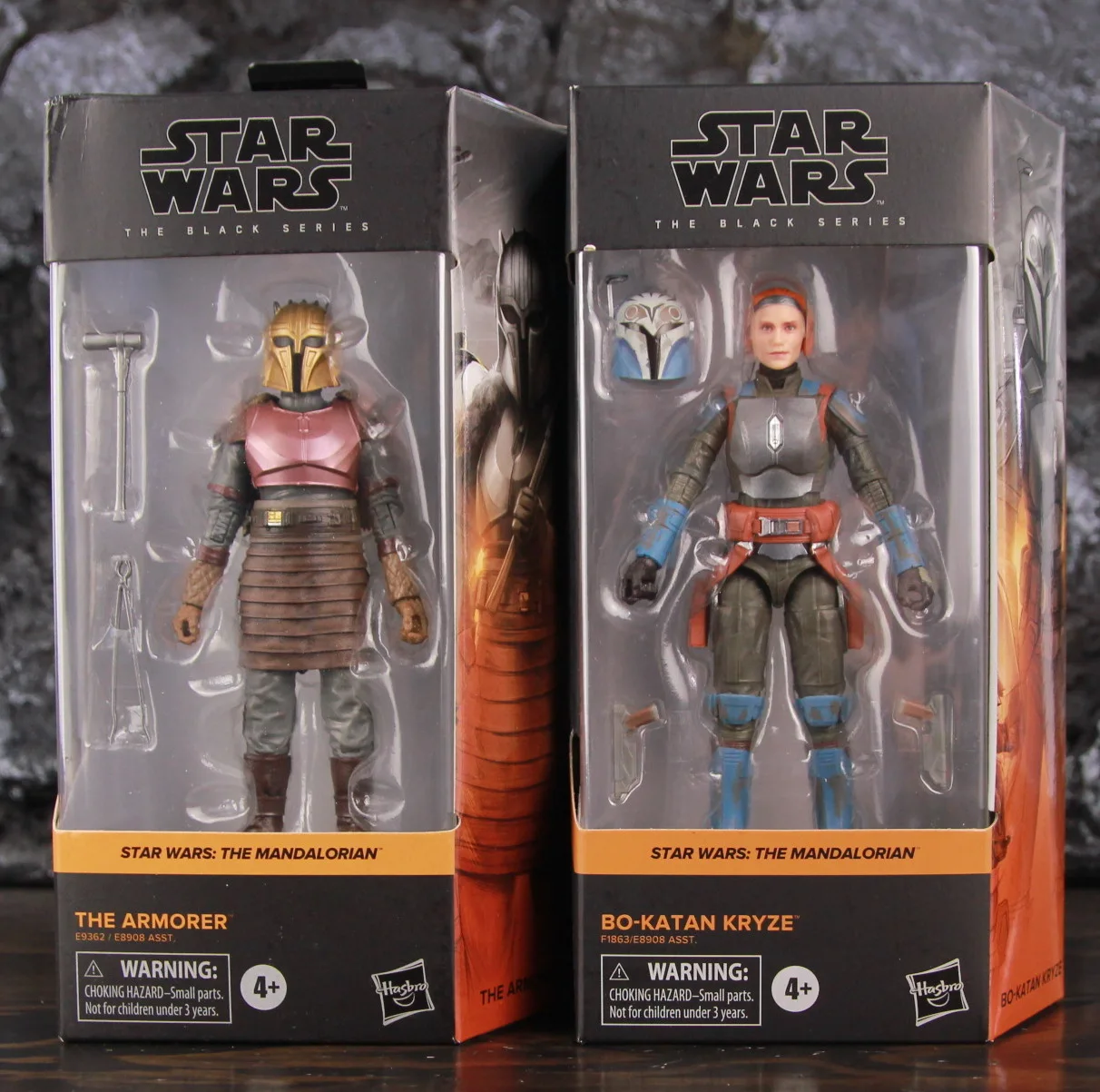 

The Mandalorian BO-Katan Kryzer The Armorer 6" Action Figure TV Star Wars Woman Lady Original Black Series Toys Doll Model