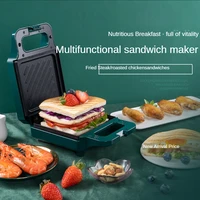 electric sandwich maker breakfast machine toaster tools home light food multi function heating press toast bread machine new