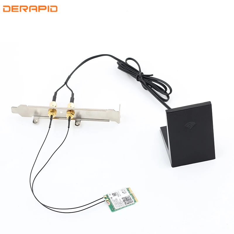 Двухдиапазонный беспроводной адаптер 2 4 Гбит/с для Intel AX201 AX201NGW NGFF Key E M.2 ГГц/5 ГГц