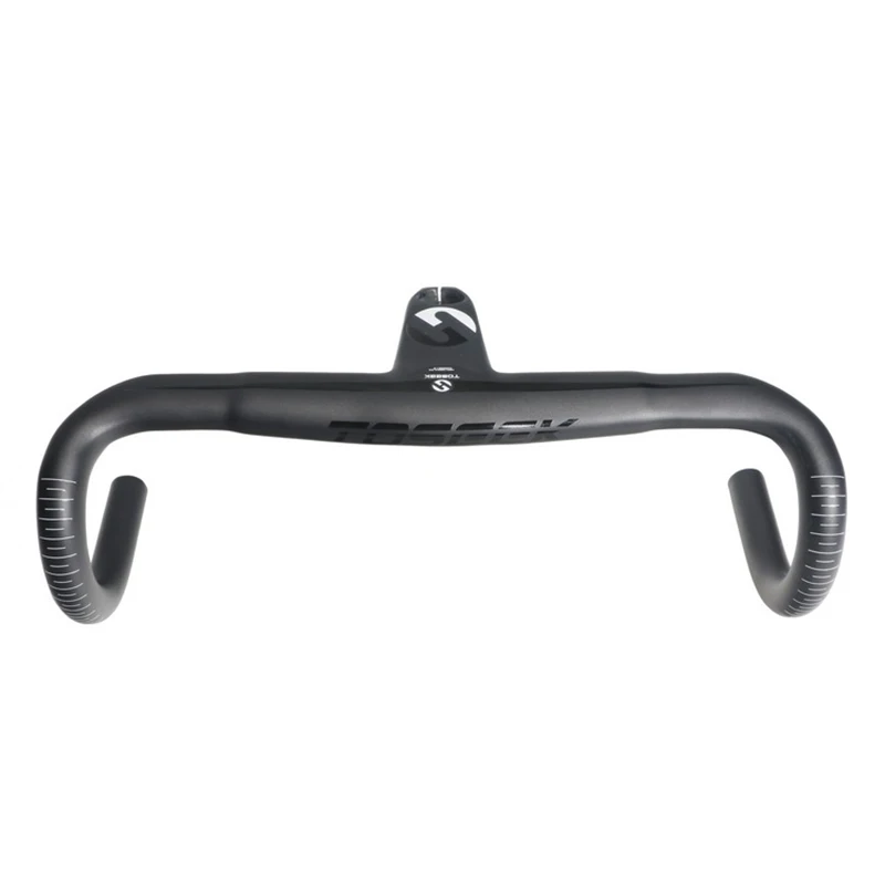 Pаспродажа Цельный руль для велосипеда Toseek, цельный руль из углеродного волокна, руль для дорожного велосипеда