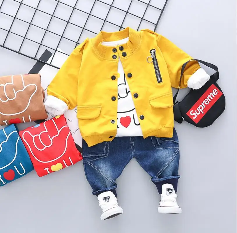 Boys'Dress/весенне осенняя бейсбольная куртка с рисунком граффити детский