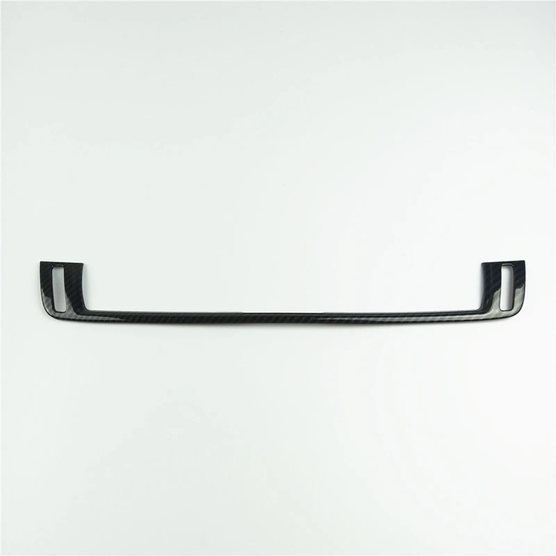 Углеродное волокно стиль центральная консоль Кондиционер Выход отделка полосы