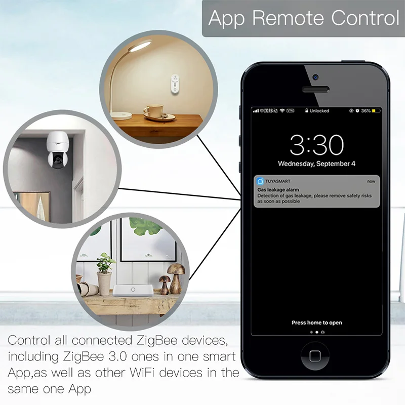 Tuya Smart Zigbee шлюз концентратор Wifi умный дом мост жизнь беспроводной пульт