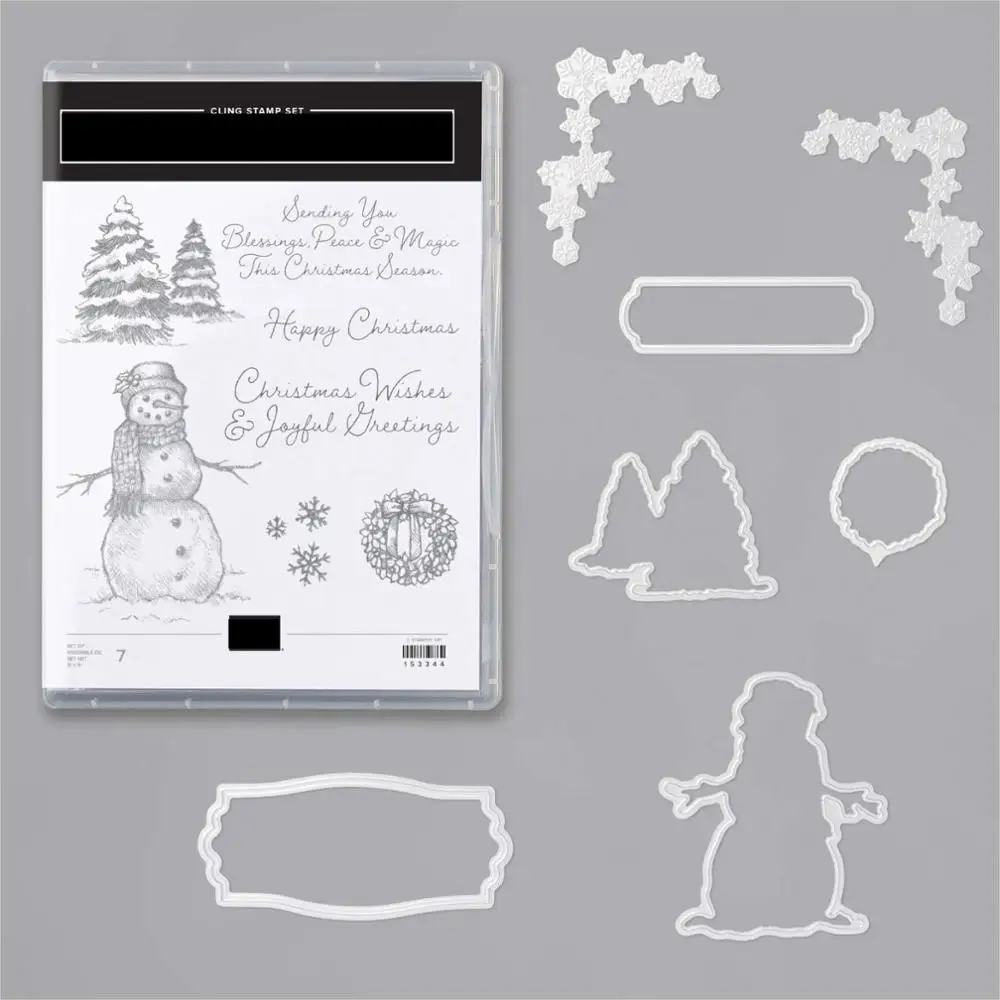 

Christmas Snowman Dies Metal Cutting Dies and Stamps For Scrapbook Die Cuts Album Paper Card Craft Embossing Die Cuts
