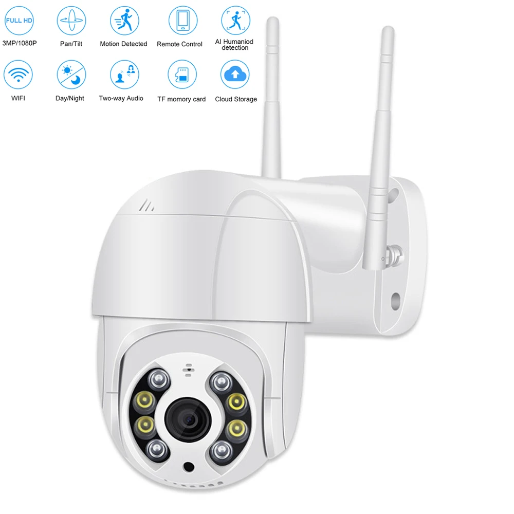 

IP-камера ПНН 5 Мп с Wi-Fi, 1080P, 4-кратным зумом