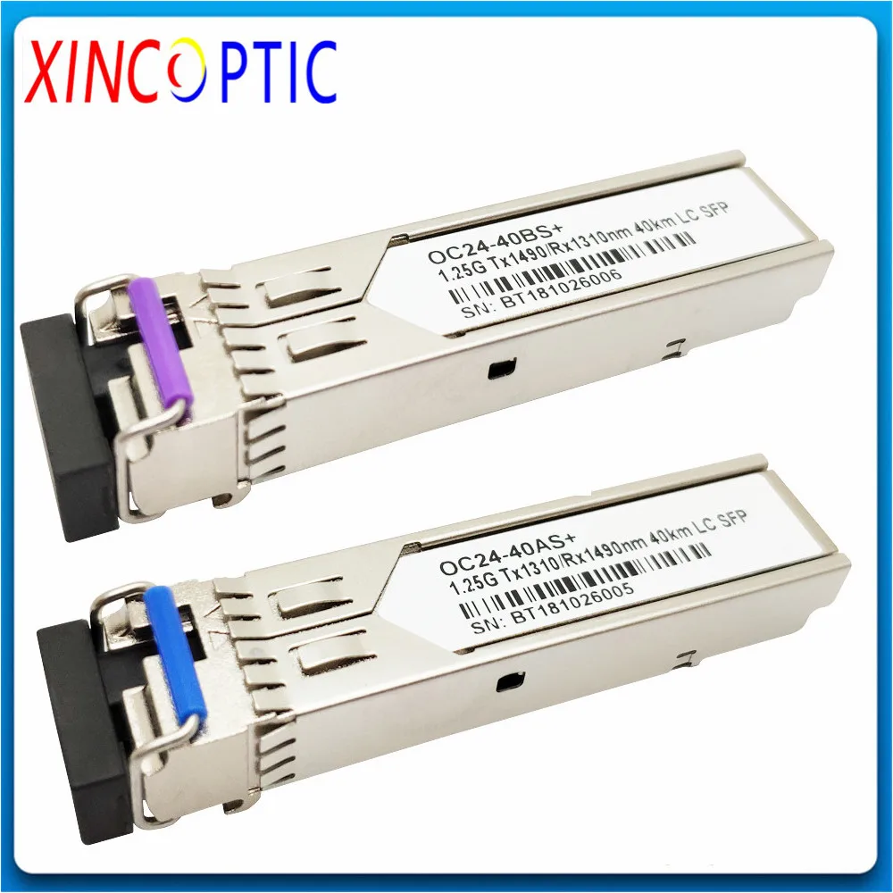 1 пара 25G 1310/1 25 нм 40 км DDM LC BIDI SFP и 1490G Одномодовый Simplex WDM /Нм 80KM