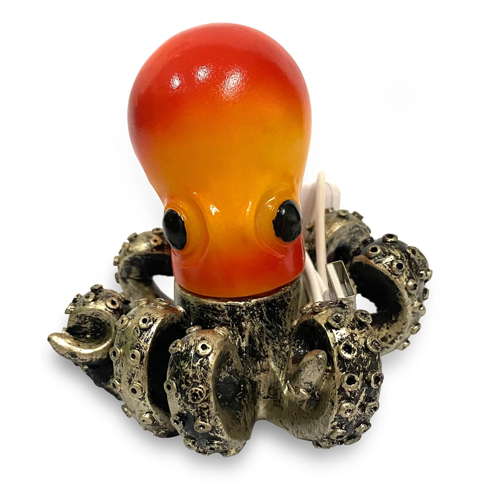 

Creative Octopus Table Lamp Resin Ornaments Desktop Nightlight Handicraft For Home Living Room Bedroom Decoration