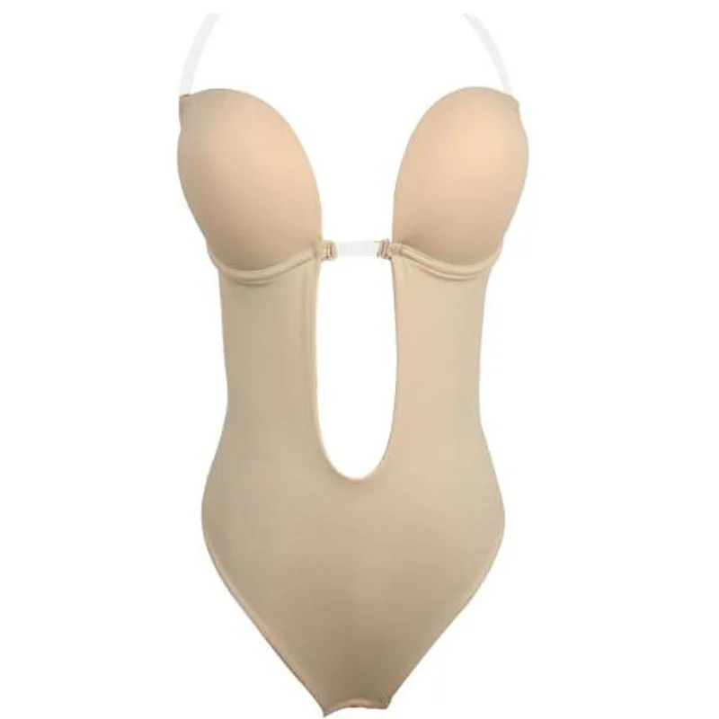 

2020 Solid Color Seamless Waist Trainer Body Shaper Sexy Sculpting Underwear Invisible Bra Cinta Modeladora Lingerie