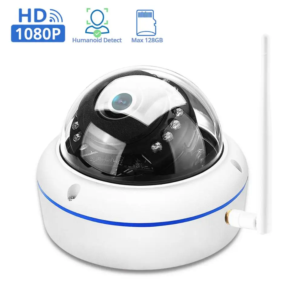 IP камера BESDERSEC 1080P купольная wi fi ONVIF P2P слот для SD карты|Камеры видеонаблюдения| |