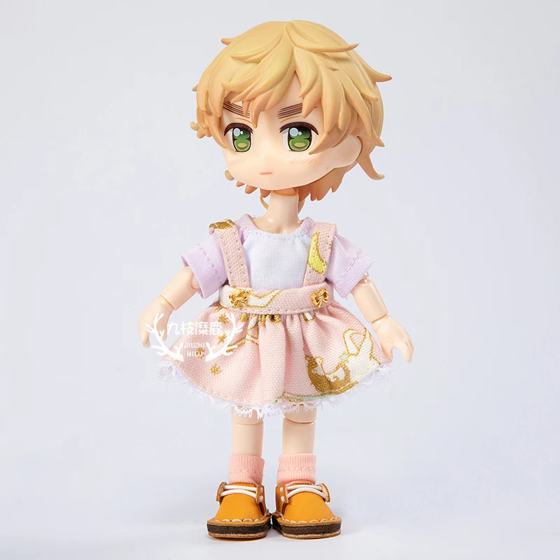 Ob11 детское платье 12bjd ГК DDF Piccodo Однотонное Платье Молли с милым единорогом и