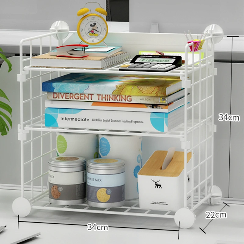 Настольный стеллаж для хранения офисный держатель файлов органайзер косметики и