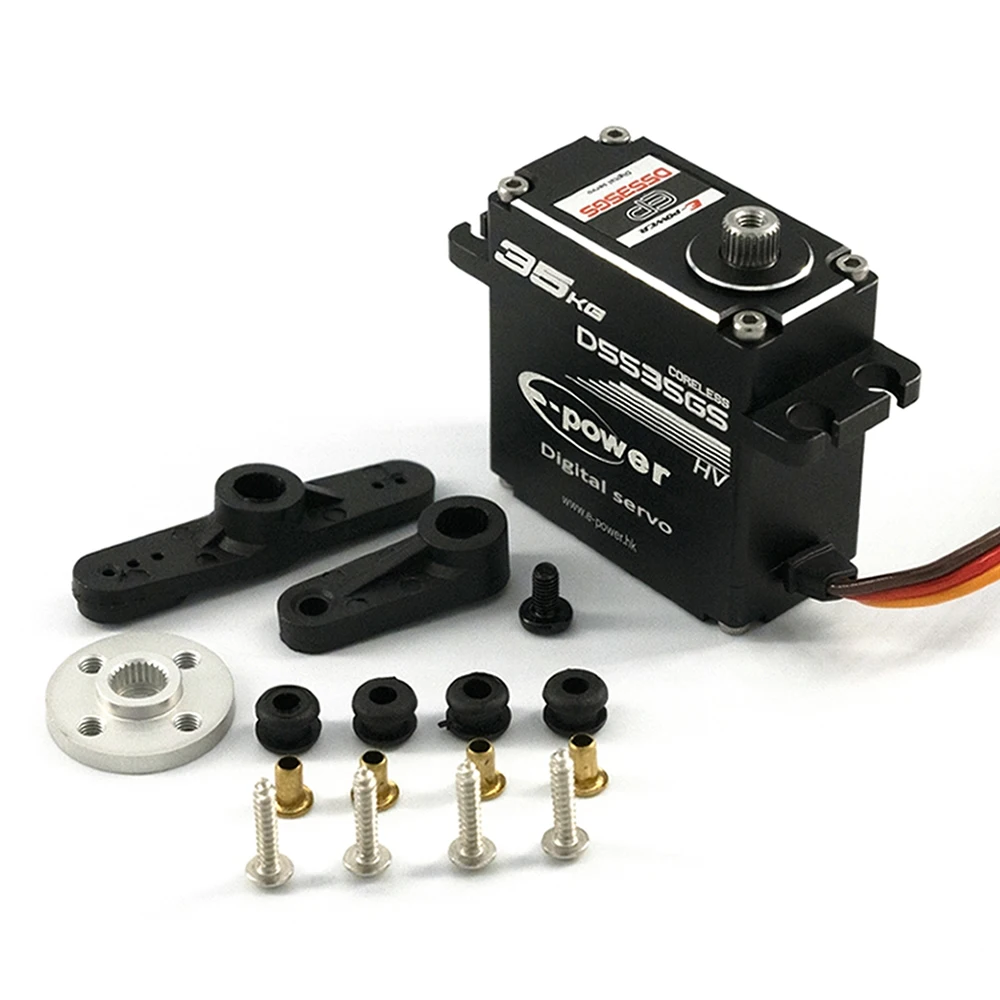 

35kg D5535GS 8.4V Waterproof Digital Metal Gear Servo Micro Motor High Torque Stainless Steel Arduino Servos for RC Car
