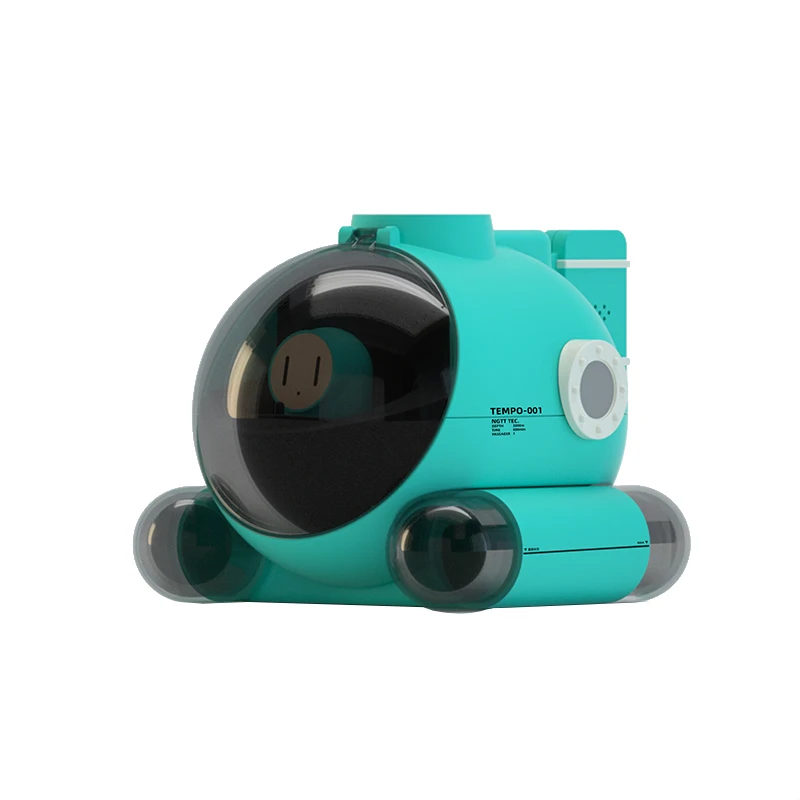 Tangbo-humidificador de aire port&aacute;til para el hogar, peque&ntilde;o aerosol de escritorio, anillo de humo, m&uacute;sica, peque&ntilde;o submarino, juguete, tecnolog&iacute;a negra, N &deg; 1-4