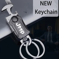 beer bottle opener keychain men fashion zinc alloy key ring car play keyring for jeep renegade compass patriot car accessories