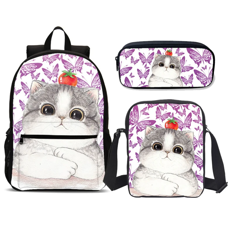 2020 школьные сумки с рисунками для детей пенал книжная Сумка подростков девочек и