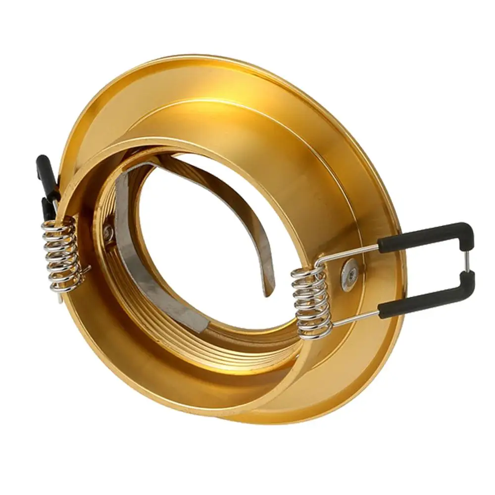 Алюминиевый круглый светодиодный потолочный светильник рамка GU10 MR16 держатель