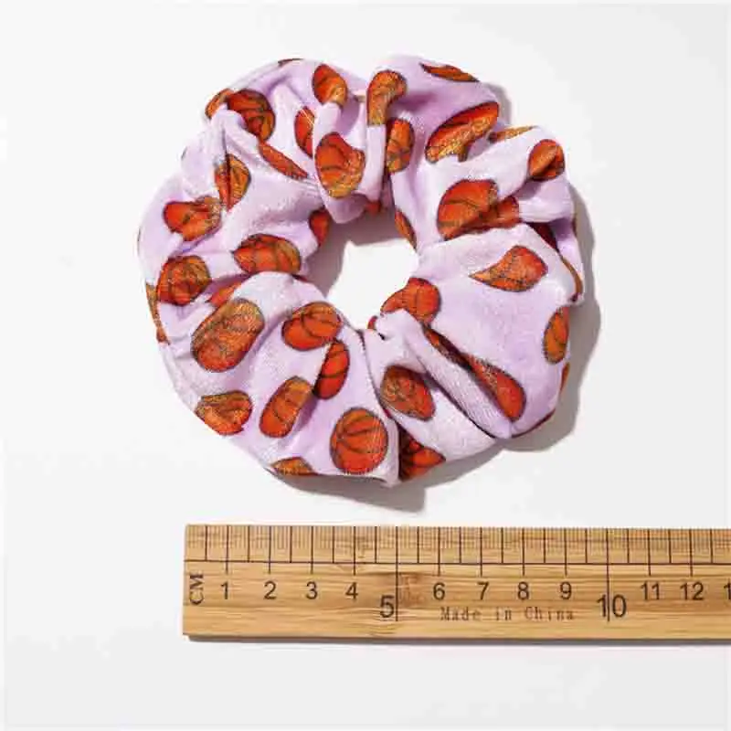 Резинка для волос бархатная толстая золотистая эластичная заколка хвоста с