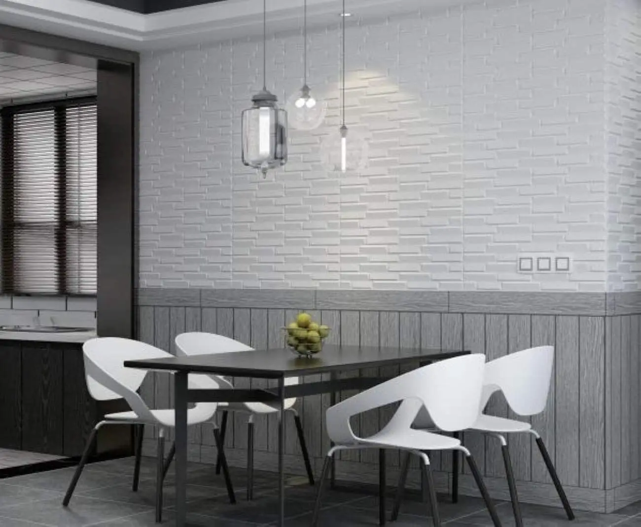 

10pc 77*70cm 3D Wall Sticker Imitation Brick Bedroom Decor Waterproof Self-adhesive Wallpaper For Living Room TV Backdrop Decor