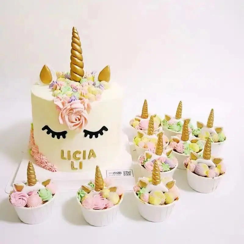 

Unicorn Western Dessert Decoration Cake Insert Sugar Tool Soft Pottery Insert Molds Silicon Moulds Resin Moon Cake Soap Tools