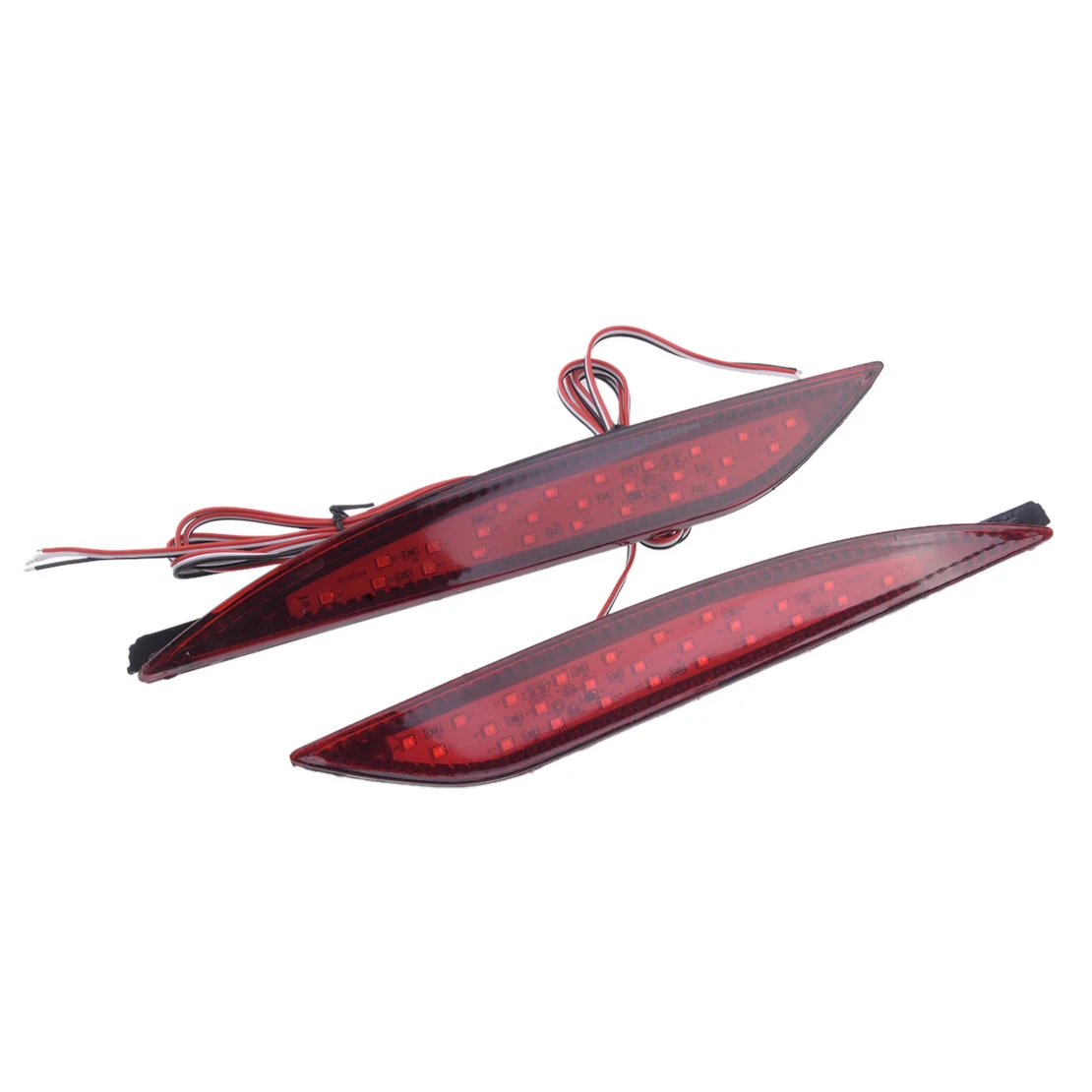 

Пластиковый красный автомобильный отражатель заднего бампера, 2 шт., стоп светильник, фонарь для Hyundai Elantra 2012 2013 2014