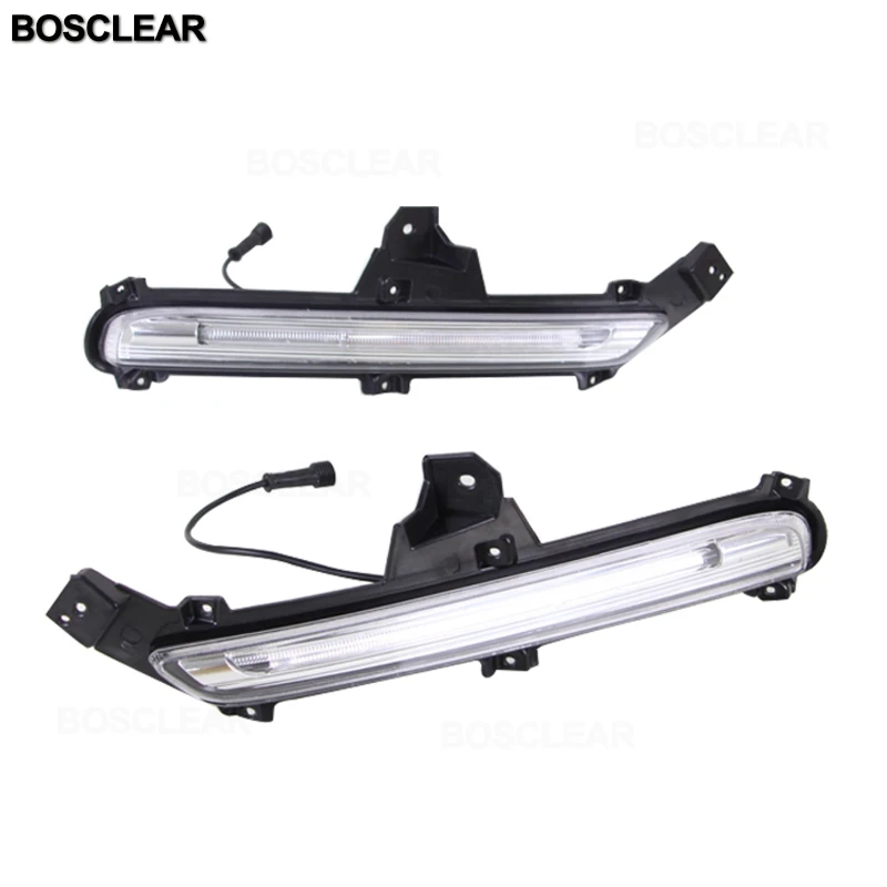 Светодиодный передний бампер DRL Для Kia Rio 3 K2 2014 2015 дневные ходовые огни