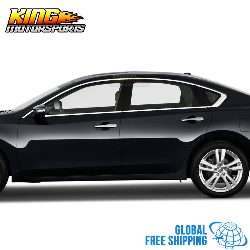 

Fit For 13-17 Nissan Altima Sedan 4DR 4Pc Set Smoke/Tinted Acrylic Global Free Shipping Worldwide